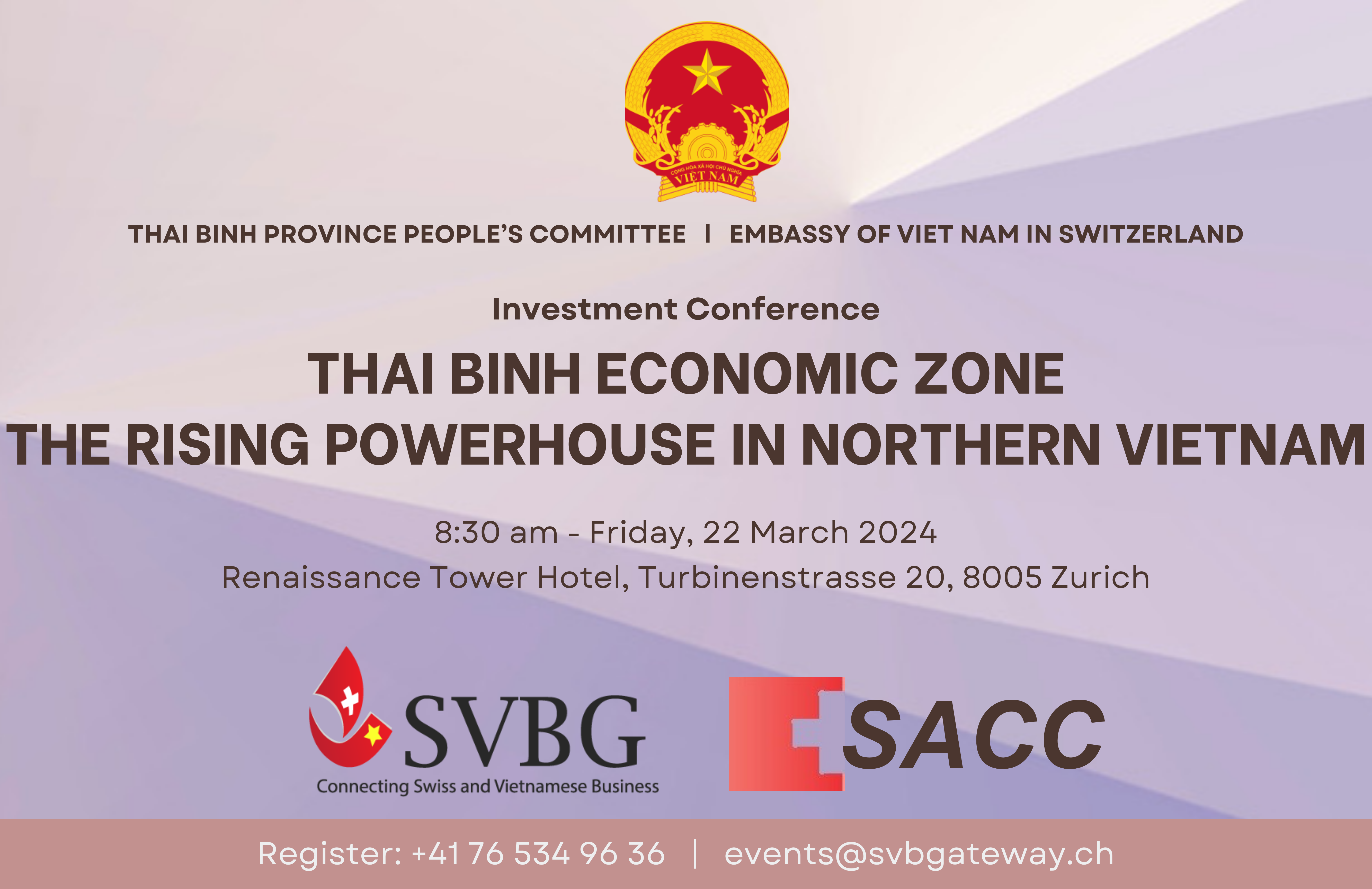 Thai Binh Conference Banner